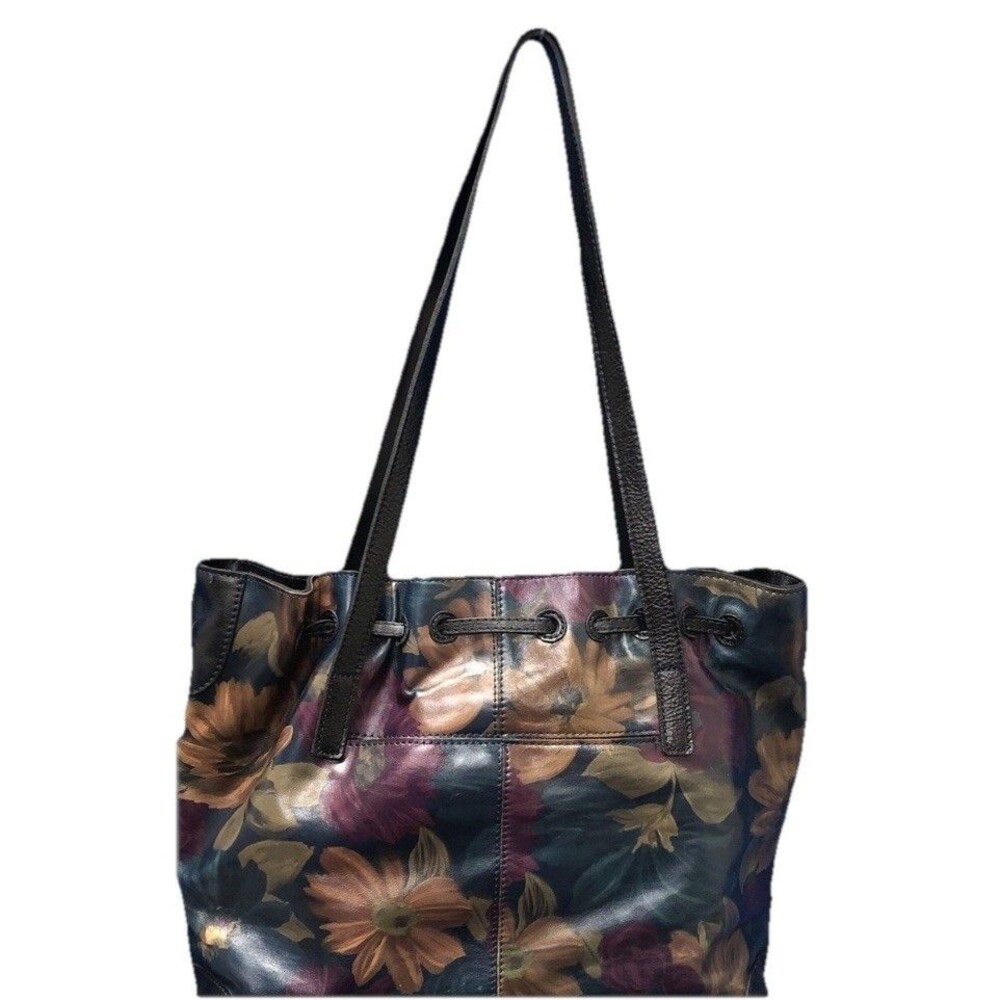 Patricia Nash Black Leather Witney Tote Handbag - Picture 7 of 7
